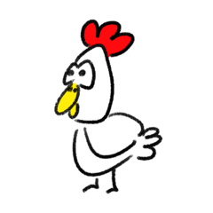 Chicken standing