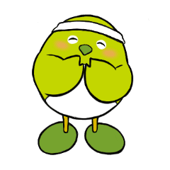 Cheer Leader Bird For Oita Mejiron Line Stickers Line Store