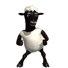 Crazy Sheep Animated