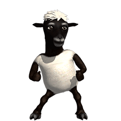 Crazy Sheep Animated
