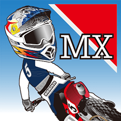 Motocross Sticker H