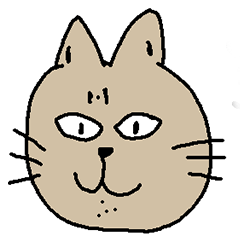 ベージュ猫