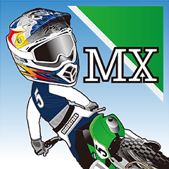 Motocross Sticker K