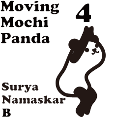Moving Mochi Panda 4 (Surya Namaskar B)