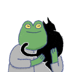 青蛙兄與惡魔貓