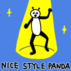 Nice style panda.(Moving version)