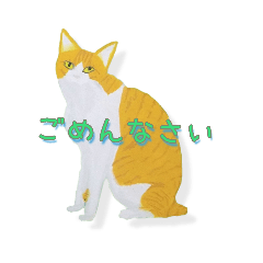 猫ネコねこ〜のスタンプ(1)