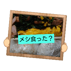 素朴なお母さんのお弁当