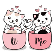 Cat in a Cup : In Love