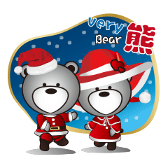 Very Bear: Winter, daily+blessing card