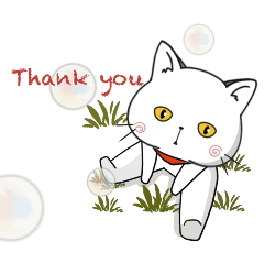 Pocket sized cat moving sticker