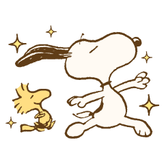 Snoopy Woodstock Vintage Stickers Line Line Store