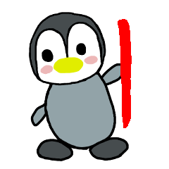 Penguins drawn by children