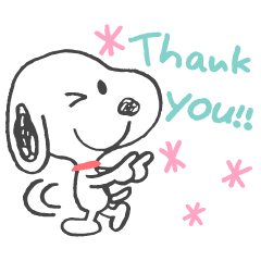 Snoopy คำพูดสบายๆ ในลายเส้นวาดเล่น
