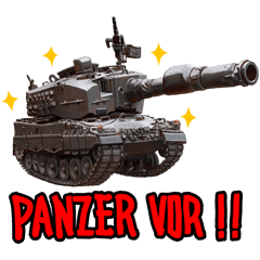 Panzer Vor !! – LINE stickers | LINE STORE
