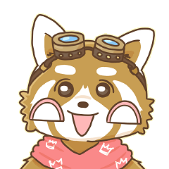 Red Panda Masafy's line Sticker