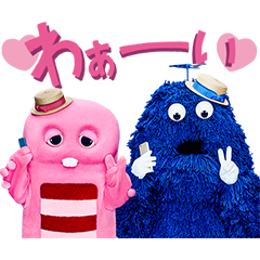 Pink Gacha & Blue Muku × UQ