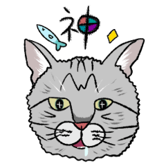The silver tabby cat & its owner