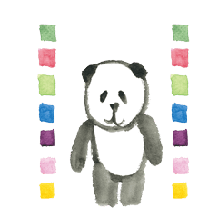Watercolor  Panda