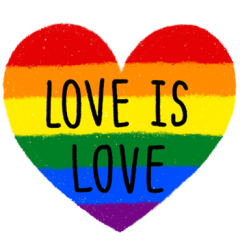 Beautiful Rainbow Heart