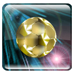 Soccer Gold Sticker