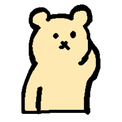 Bears simple Sticker