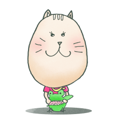 Big head cat (dynamic sticker)