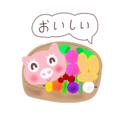 Good luck, pink pig (Japanese Version)