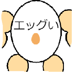 crazy egg guy Sticker