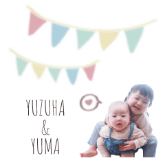 Sticker of Yuzuha and Yuma2