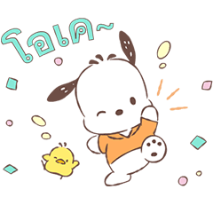 Pochacco ดุ๊กดิ๊กได้ ลายเส้นสบายตา