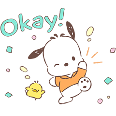 Pochacco Animated Stickers: Soft