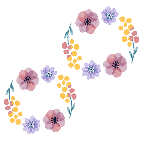 背景動起來✳花系列禮貌用語・日常問候✳