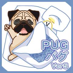 Pug パグ VER5（写真に貼れる)