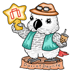 ParrotDaylife_Food Island Sticker