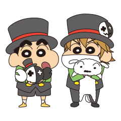 RETORT and CRAYON Shinchan Sticker