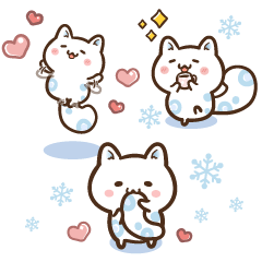 Snow leopard Sticker A
