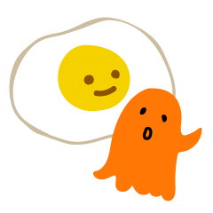 Pick-up greetings: Fried egg and sausage
