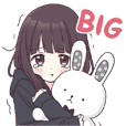 kurumi-chan. BIG Sticker 2