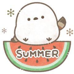 もちっと!シマエナガさん。【夏】 - LINE スタンプ | LINE STORE もちっと!シマエナガさん。【夏】 - LINE スタンプ | LINE STORE