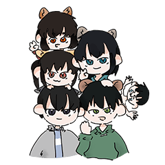 Stickers of those who are always around2