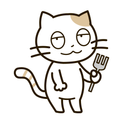 Dull Cat Sticker by Nontan