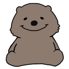 Always smiling wombat