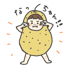 Nacchan,a pear.