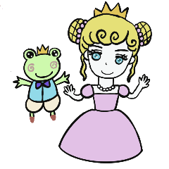 Prince Frog and Princess 1