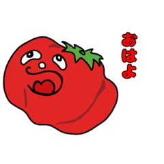 おかしな野菜スタンプ