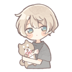 Daily life of doggies and boys