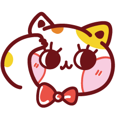 colorful emoji cat