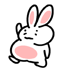 Loose and fat rabbit