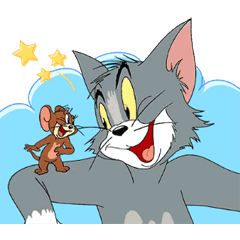 Tom and Jerry Animated Stickers